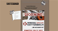 Desktop Screenshot of katterbach-music.com