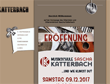 Tablet Screenshot of katterbach-music.com